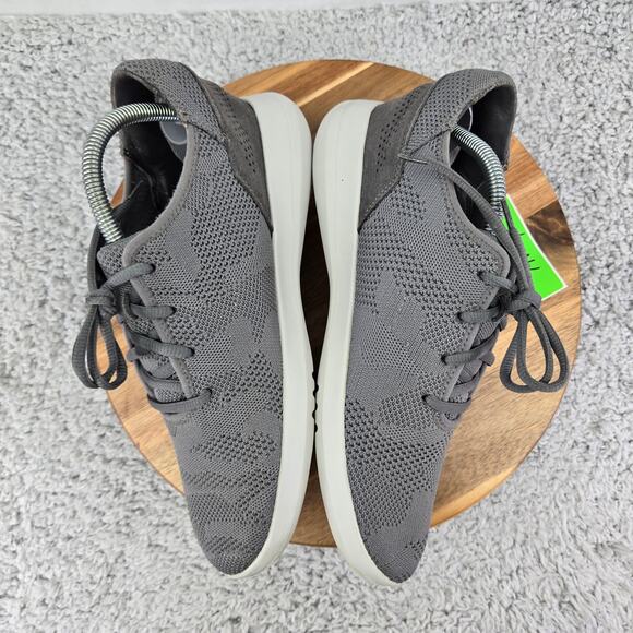 Kizik Madrid Eco-Knit Gray Hands-Free Comfort Casual Slip On Sneakers Mens 9.5 M - Picture 7 of 12